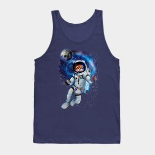 Astronaut space cat Tank Top